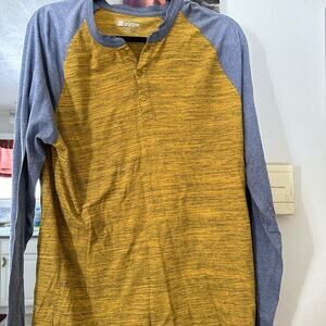 LuLaRoe L Mark blue and gold worn once very nice with leggings